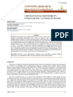 Accounting Research: Determinants of Corporate Social Responsibility Reporting in The Banking Sector: A Systematic Review