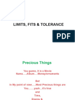 Tolerance Analysis (Limits, Fits & Tolerance)