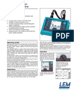 ANALYST 3Q Colour: Power Quality Analyser