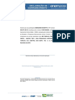 Declaro Que o (A) Participante BERNARDO BUSETTO, CPF Número