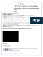 Email Signature & Profile Photo Implementaiton Guide