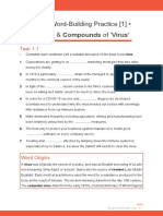 Advanced Word-Building Practice with 'Virus' Derivatives & Compounds