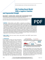 Electrical Vehicle Path Tracking Based Model Predictive Control With A Laguerre Function and Exponential Weight