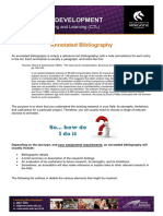 Annotated Bibliography: So How Do Idoit