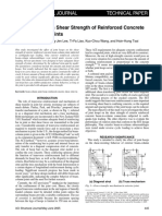 Role of Hoops For Shear Strength of Reinforce Concrete Beam Column Joint