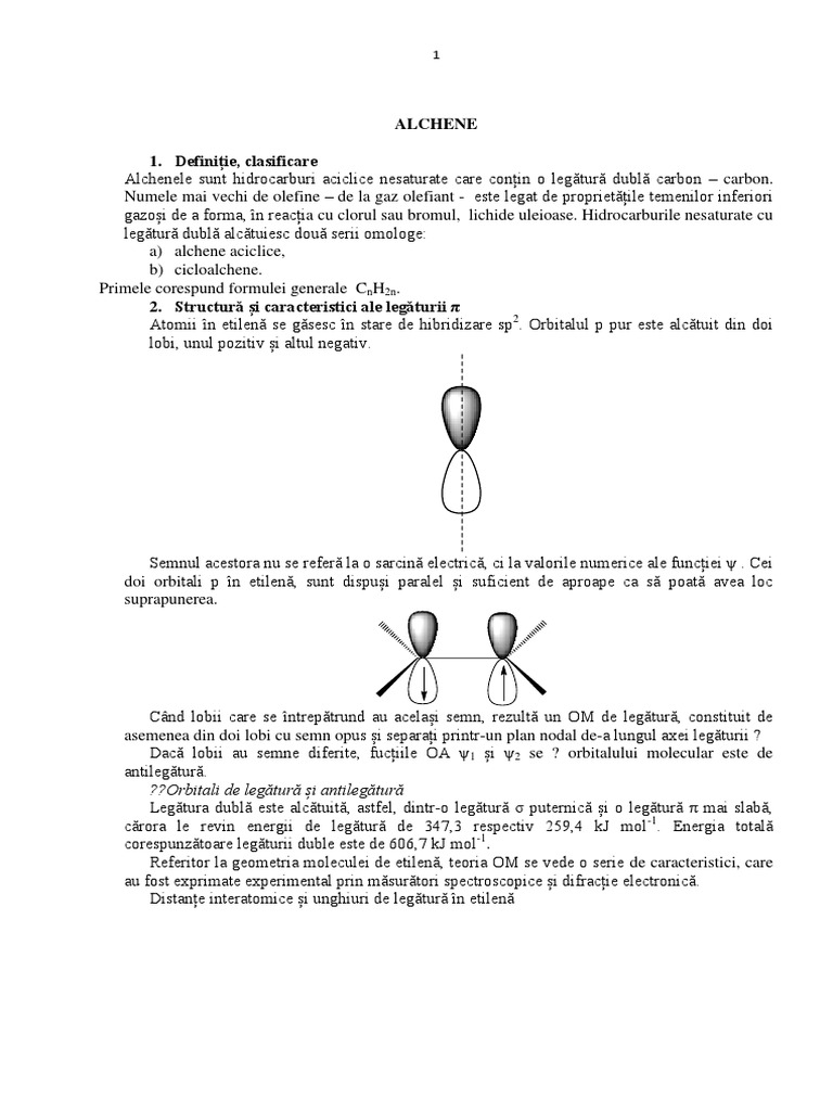Curs 7 Alchene | PDF