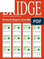 Bernard Magee's Acol Bidding Quiz: Number One Hundred and Thirty-One November 2013