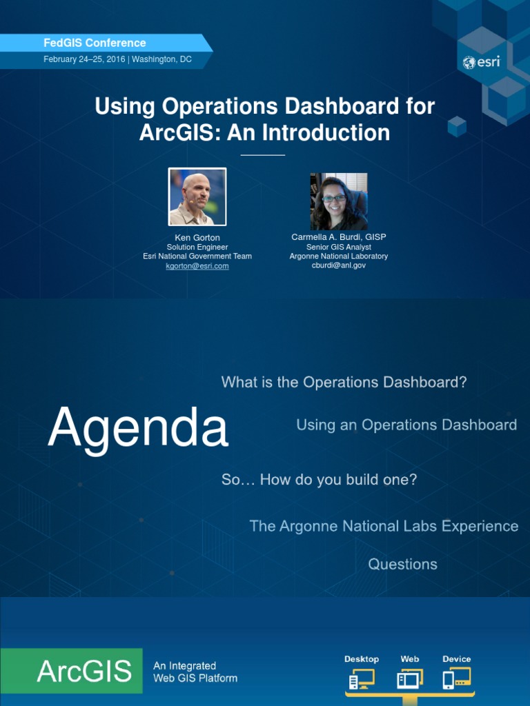 Using Op Dashboard - Introduction PDF | PDF | Arc Gis | Esri