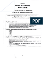 Understanding biology concepts from a sample exam