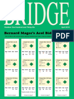 Bernard Magee's Acol Bidding Quiz: Number One Hundred and Thirty-Six April 2014