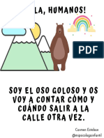 El Oso Goloso Te Cuenta Como Salir A La Calle