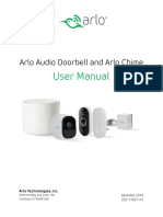 User Manual: Arlo Audio Doorbell and Arlo Chime