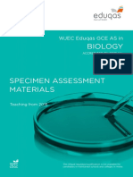WJEC Eduqas AS Biology SAMs - Formatted PDF