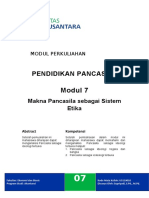 Modul 7 Makna Pancasila Sebagai Sistem Etika