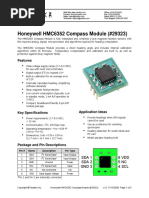 Honeywell HMC6352 Compass Module (#29323) : Features