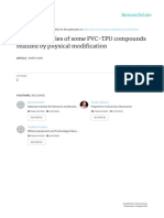 Proprietati de Utilizare A Unor Amestecuri PVC-poliuretan Termoplastic PDF