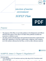 Protection of Marine Environment: Sopep Plan