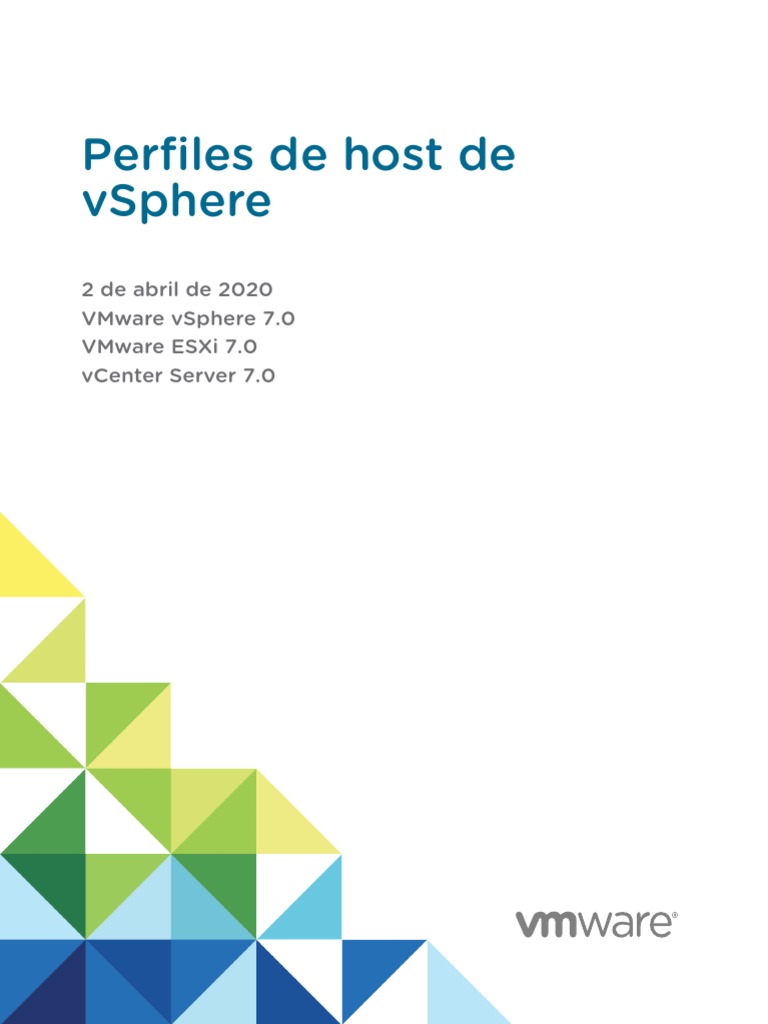 Vsphere Esxi Vcenter Server 70 Host Profiles Guide PDF | PDF | Grupo de ...