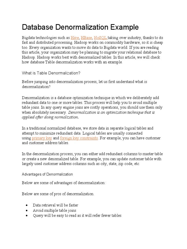 Database Denormalization Example-05032020-061547am | PDF | Table ...
