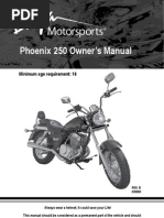 Download PX250 Motorcycle Owners Manual VIN Prefix LUAH by PSR50 SN45808382 doc pdf