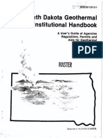 South Dakota Geothermal Institutional Handbook