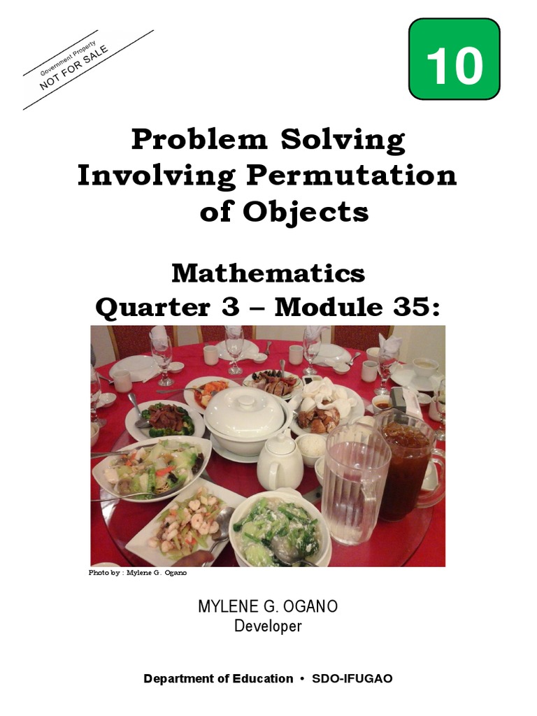 Sample Learning Module As Pattern | Download Free PDF | Permutation ...
