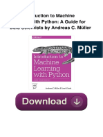 (PDF) Introduction To Machine Learning With Python: A Guide For Data Scientists by Andreas C. Müller