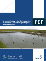 A Manual For Improving Fish Production in Northern Zambia Through Integrated Farming Systems
