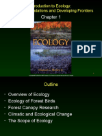 Introduction To Ecology: Historical Foundations and Developing Frontiers