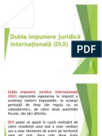 CURS DIJI - Dubla Impunere Juridica Internationala