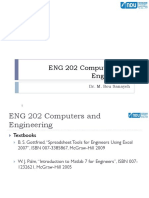 ENG202-Excel2007-Ch1-Engineering Analysis and Spreadsheets