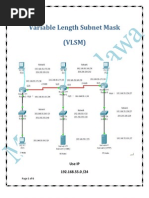 Variable Length Subnet Mask