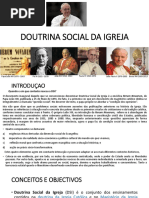 DOUTRINA SOCIAL DA IGREJA