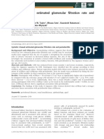 Cystatin C-Based Estimated Glomerular Filtration Rate and Periodontitis