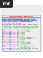 How To Format Datetime & Date With Century?: DD 0 DD 0