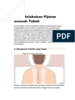 Cara Melakukan Pijatan Seluruh Tubuh Spa 2