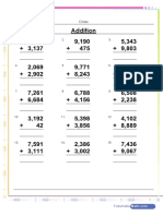 Add 2 4 Digit Numbers Worksheet PDF