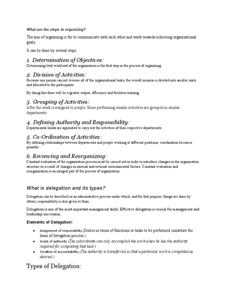 What Are The Steps in Organizing PDF Leadership Cognition