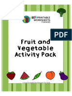 Fruit and Vegetable Activity Pack