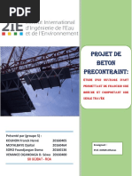 Dimensionnement des Dalles en Post-Tension | PDF | Béton armé ...