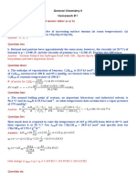 General Chemistry II Homework Questions on Surface Tension, Viscosity, Vapor Pressure, Phase Changes