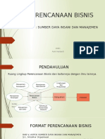 Aspek SDI + Format Business Plan - Bab 5
