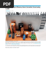 High Power High Efficiency Buck Converter Circuit Using TL494