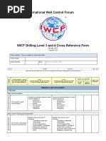 AC-0083 - IWCF Drilling Well Control Level 3 and 4 Cross Reference Form.