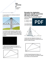 Ejercicio de Trigo. Teorema de Coseno