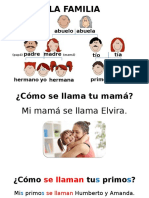 LA FAMILIA en Español