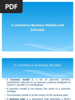 E-Commerce Business Models and Concepts