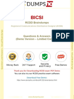 Bicsi: RCDD Braindumps