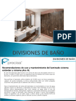 Manual de Mantenimiento Cabinas de Baño PDF