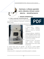 Lucrarea 008 - Constr Si Utilizarea Ap PT Mas Refractiei Obiective - Autorefractometrul